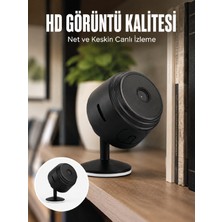Kaufhier A9 Mini Wifi Güvenlik Kamerası Hd Gece Görüşlü Hareket Algılamalı Kablosuz Ip Kamera