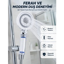 Toptan Bulurum Mineral Taşlı Filtreli Duş Başlığı Güçlü Su Basınçlı Banyo Başlığı