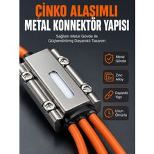 Toptan Bulurum USB Typec, Lightning ve Micro USB Uyumlu 3'ü 1 Arada Hızlı Şarj Kablosu
