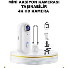Kaufhier 4K Wifi Spor Kamerası Su Geçirmez Mini Aksiyon Kamera
