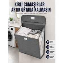 Toptan Bulurum Banyo ve Çamaşır Odası Için Duvara Asılan Katlanabilir Çamaşır Sepeti