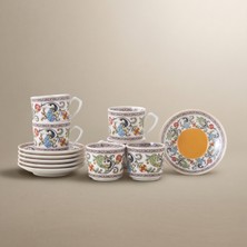 Karaca Yasemen 6 Kişilik Kahve Fincan Takımı 80 ml