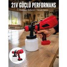 Kaufhier 800 ml Geniş Hazne ile Ksiz Boya Uygulaması