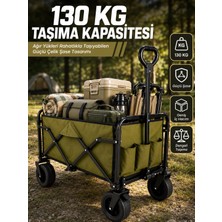 Kaufhier Kamp, Piknik, Plaj ve Alışveriş Için Çok Amaçlı Katlanabilir Wagon