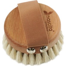 Nascita Mini Doğal At Kılı Masaj Fırçası (7*7 Cm) NASBATHK0013T