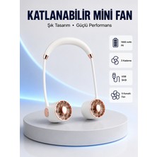 Toptan Bulurum 5 Kanatlı Sessiz Mini Fan 3 Vitesli Katlanabilir Asılabilir