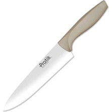 Pratik Ev Şef Bıçağı Bej - PRT43231-36