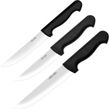 Pratik Üç Parça Çok Amaçlı Bıçak Seti – Siyah 61056-01