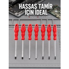 Kaufhier Düz ve Yıldız Başlıklı 7li Tornavida Seti Ergonomik Tutma