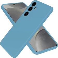 Aslanoğlu Store Newface Samsung Galaxy A56 Kılıf Nano Içi Kadife Silikon - Mavi