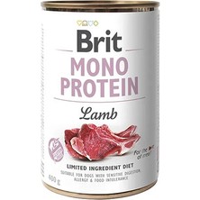 Brit Care Brit Mono Protein Kuzu Etli Hassas Yetişkin Köpek Konservesi 400 gr