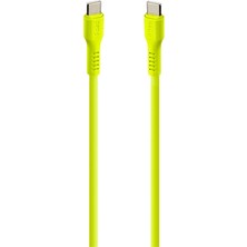2DK59NS Ttec Usb-C - Usb-C 120CM 60W Pd/qc Hızlı Şarj/data Kablosu Neon Sarı