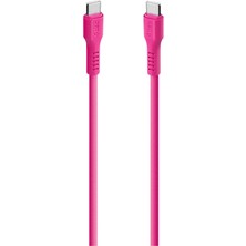 2DK59NP Ttec Usb-C - Usb-C 120CM 60W Pd/qc Hızlı Şarj/data Kablosu Neon Pembe