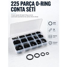 Kaufhier 225 Pcs Oring Conta Seti Profesyonel Tamir, Bakım ve Sızdırmazlık Çözümü