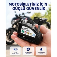Toptan Bulurum Taşınabilir Alarm Disk Kilidi Motosik Scooter Bisik Güvenlik Yeni Nesil