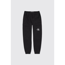 Panço Calvin Klein Erkek Çocuk Siyah Kargo Pantolon