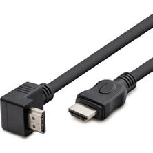Aslanoğlu Store 1.5 M Ölçülü HDMI Kablo L Tip Siyah