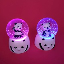 Aslanoğlu Store Kar Küresi Mini Işıklı Panda 1 Adet