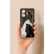Vip Case Vivo V60 Lite Uyumlu Asil Sevgili Atlar Desenli Silikon Kılıf