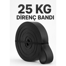 ByKurt Direnç Bandı Fitness Egzersiz Lastiği Yüksek Direnç Dayanıklı TPE Latex 25 KG