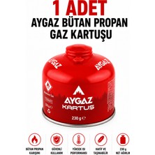 Bykurt Gaz Kartuşu Bütan Propan Karışımlı Kamp Ocağı Kartuşu 1 Adet 230 G