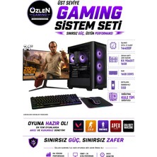 Özlen XL11 İ5 14400F RX 9060 XT 16GB 500GB M.2 SSD 16GB DDR5 Ram 24'' Full Hd 200Hz Set Oyuncu Bilgisayarı