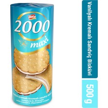 Bifa 2000 Vanilyalı Kremalı Sandviç Bisküvi 500 gr