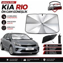 OtoÇizgi Kia Rio Şemsiye Tip Ön Cam Güneşliği Katlanabilir Uv Korumalı Araç Cam Güneşlik