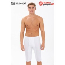 Yıldız Premium Erkek %100 Pamuklu Rahat Kesim Rahat Bel Dizaltı Uzun Paçalı Boxer