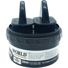 World Ayakkabı Boyası 200ML Siyah Black - 12'li Paket