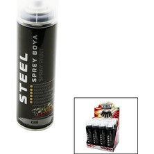 Steel Sprey Boya 200ML Gri - 12'li Paket