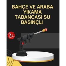 ALFA AKSESUAR 03 48V Şarjlı Basınçlı Yıkama Tabancası Köpük ve Çift Nozul 2025 Model
