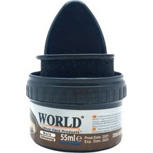 World Brown Ayakkabı Boyası 55ML Koyu Kahve - 12'li Paket