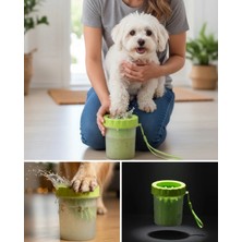 ALFA AKSESUAR 03 Taşınabilir Köpek Ayak Temizleme Aparatı Silikon Fırçalı