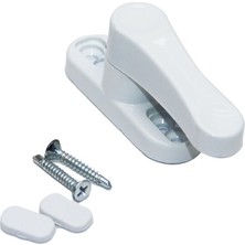 Deaks De-Aks EMN-MV-110 Emniyet Kilit Metal Beyaz Çekmeli Vakumlu Kartela - 10'li Paket