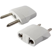 Fetih Elektrik Kod-F-19 Adaptör Fiş Beyaz Dar Amerikan Lüx - 60'li Paket