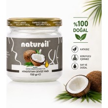 Naturoil Organik Hindistan Cevizi Yağı 150 ml %100 Doğal (Soğuk Sıkım)