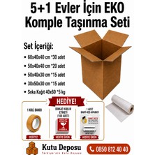 Kutu Deposu 5+1 Evler Için Eko Komple Taşınma Seti