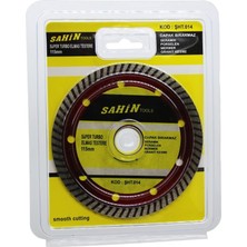 Şahin Tools ŞHT-014 Ince Hassas Turbo Kesici Disk 115X22.2-3MM Mermer Granit Seramik Spral Taşı - 10'li Paket