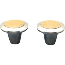 KRT İBİCO-912 Metal No-8 Krom Mix Düğme Kulp - 25'li Paket