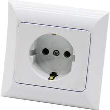 Atom Elektrik Atom Topraklı Priz - 12'li Paket