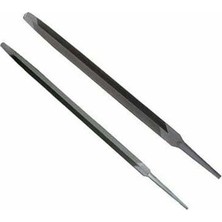 Dmax DMX-4203 Metal Eğe 6mm Üçgen Demir Ahşap Plastik Slim Ince Diş Metal Ürünlerde Kullanım - 12'li Paket