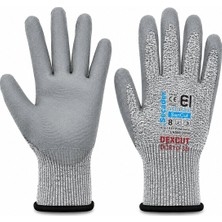 Egebant G-131744 Nitril Işçi Eldiven No 8 Zebra Small Bandı Kesilme Dirençli - 10'li Paket