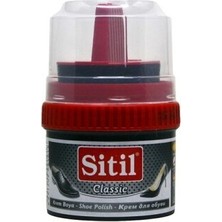 Sitil Krem Ayakkabı Boyası 50ML Siyah - 12'li Paket