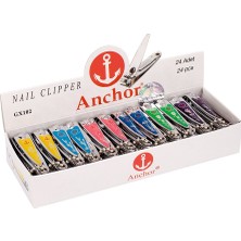 Anchor GX-102 Tırnak Makası Küçük Renkli - 24'li Paket