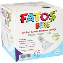 Fatoş BEBE-430 Biberon Başlık Emzik - 24'li Paket