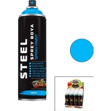 Steel Sprey Boya 200ML Mavi - 12'li Paket