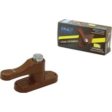 Deaks De-Aks EMN-MK-200 Emniyet Kilit Metal Pimli Düğmeli Kahverengi - 15'li Paket