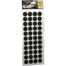 FLAMME-0053 Mobilya Keçesi 21MM 44 Adet Yuvarlak Zemin Koruyucu Yapışkanlı Montaj - 25'li Paket
