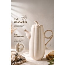 Perotti Pumpkin Porselen 600 ml Çok Amaçlı Sunum ve Servis Yağdanlığı